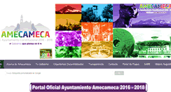 Desktop Screenshot of amecameca.gob.mx